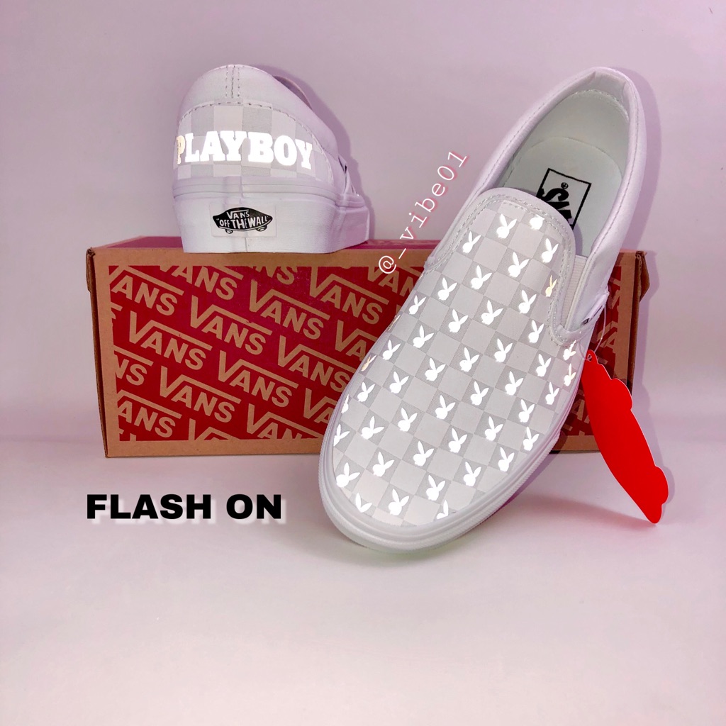reflective vans shoes